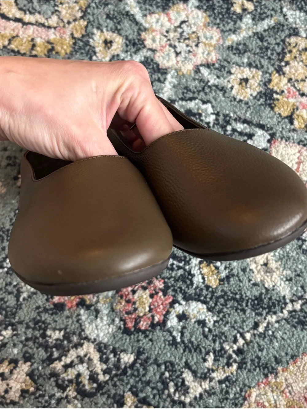 Everlane The Day Glove Leather Flats in Cocoa Brown Sz 6.5 - Picture 9 of 11